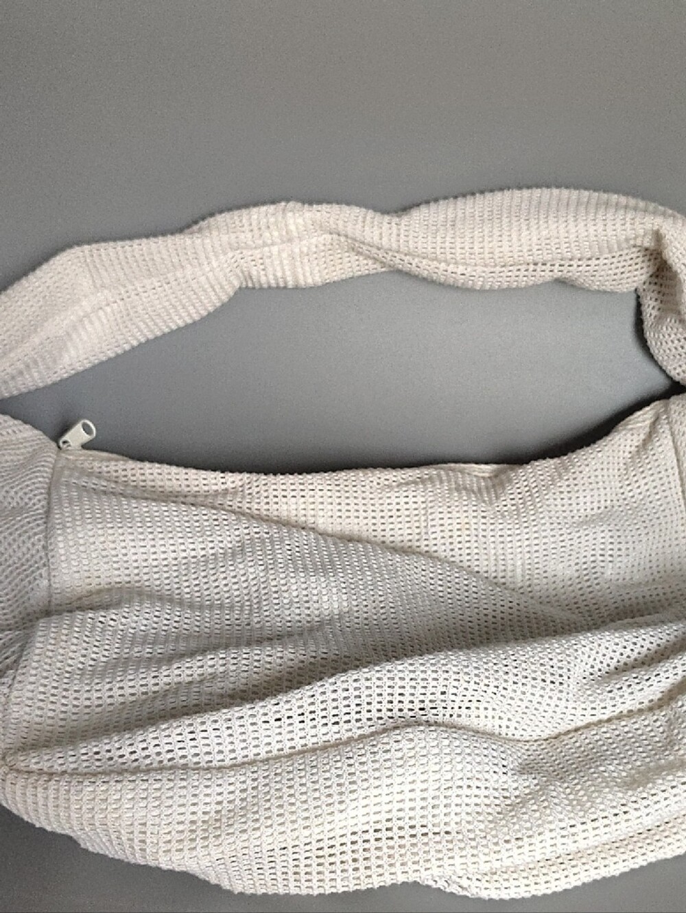 Textured Cream Knit Shoulder Bag Made exclusively For Elizabeth Arden